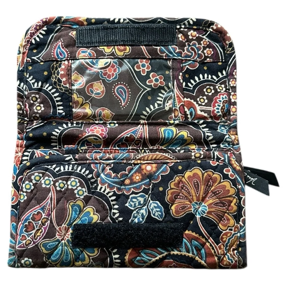 Vera Bradley wallet Kensington pattern Paisley quilted print